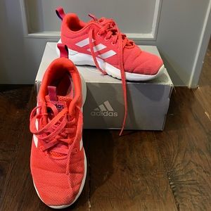 Adidas girls tennis shoes. Used. Size 13